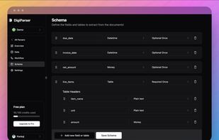 Tailor DigiParser to your specific data extraction needs. Define custom extraction schemas based on the data types present in your documents, ensuring you capture exactly what you need.