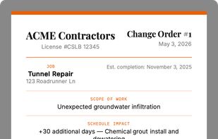 Digital Change Orders screenshot 3