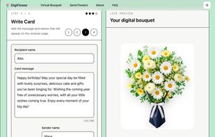 Digital Flower Bouquet screenshot 3