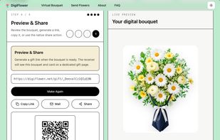 Digital Flower Bouquet screenshot 2