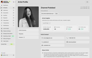 Artists / Creator profile
