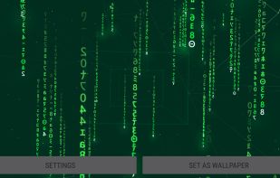 Digital Rain 3D Live Wallpaper screenshot 2