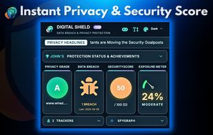 Instant privacy and security score