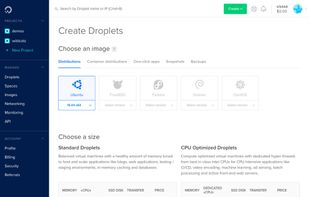 DigitalOcean screenshot 2