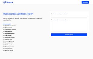 Dimey.AI screenshot 2