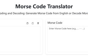 Morse Code Translator