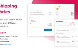 Optimized local delivery with tailored delivery rates