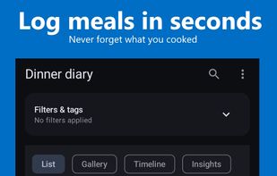 Main overview of the app