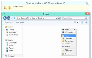 Direct Folders screenshot 1