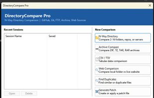 Directory Compare Pro screenshot 1