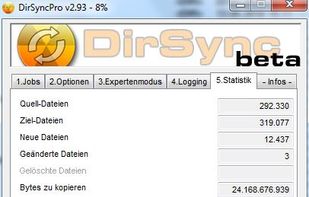 DirSync screenshot 1