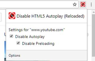 Disable HTML5 Autoplay (Reloaded) screenshot 1