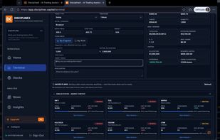 Build and review trade plans with entry, stop-loss, target, position sizing, risk-reward, capital allocation, thesis, and invalidation criteria
