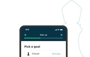 Disco Chess holds chess improvers accountable - pick a daily training goal and stick to it