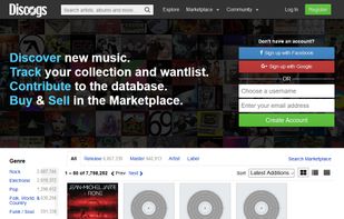Discogs screenshot 1