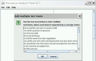 Discourse Analysis screenshot 1