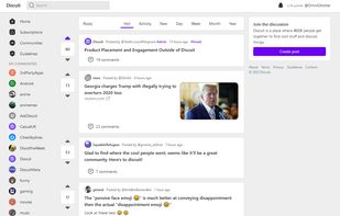 Desktop Home Page (Light Mode)