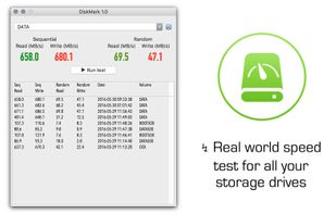 InchWest DiskMark screenshot 1