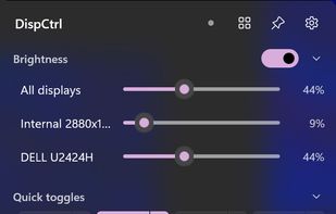 DispCtrl screenshot 1