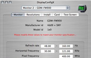 DisplayConfigX screenshot 1
