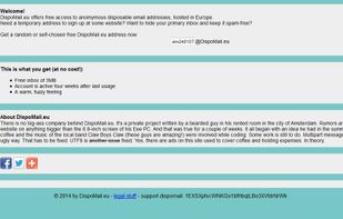 DispoMail.eu screenshot 1