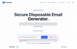 DisposeMail screenshot 1