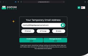 DisposeMyMail screenshot 1
