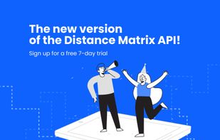 Distance Matrix API screenshot 1