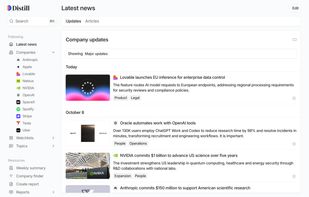 Distill Intelligence screenshot 1