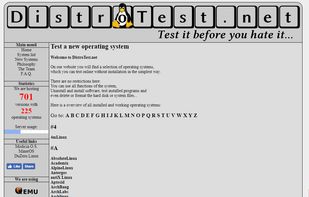 DistroTest screenshot 2
