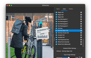 Ulichney Bayer 5x5 ordered dithering example