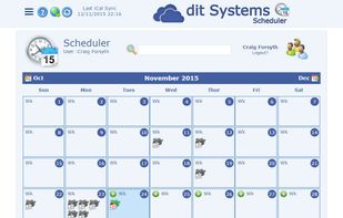 ditSystem Scheduler screenshot 1