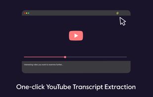 Simply click the Ditto icon on any YouTube video.  Transcript is on your clipboard in seconds.