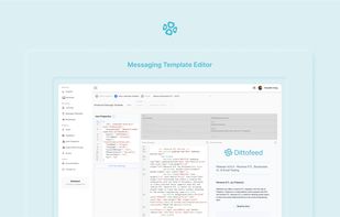 Messaging template editor