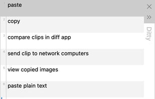 Ditty Clipboard screenshot 1