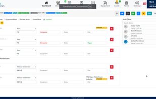 Dive Trip Scheduling