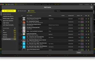 Add tracks from your music library
