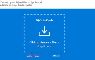 DjVu 2 Epub screenshot 1