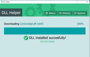 DLL Helper screenshot 1