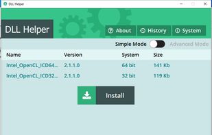 DLL Helper screenshot 1