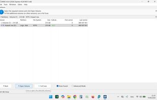 Volume selection