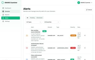 DMARC Examiner screenshot 1