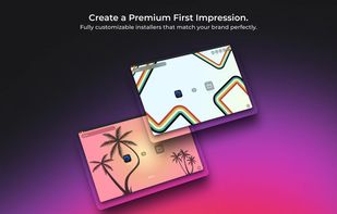 Beautiful custom installers.