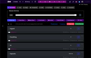 Pre-programmed cues in one click.