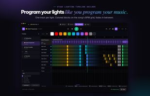 Timeline editor: program your lights like you program your music