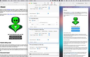 publish website using Automator workflow