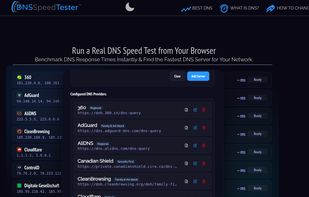 Dns Speed Tester screenshot 1