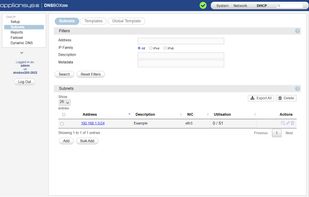 DNSBOX: Network User Interface