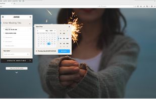 Create meetings easily with your desktop computer or by using your smartphone