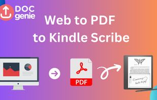 Convert & send any web page as a PDF, directly to your Kindle Scribe. take documentation, news stories, study material and more with you on the go,